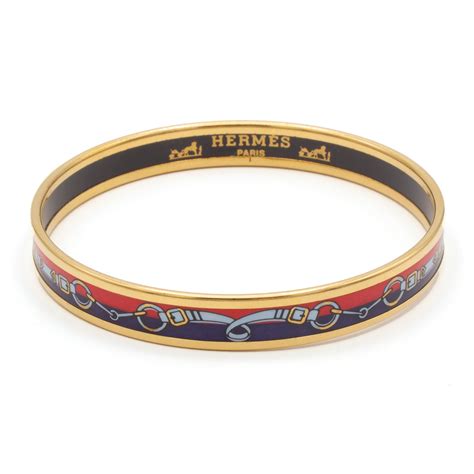 hermes printed enamel bracelet replica|authentic Hermes clic clac bracelet.